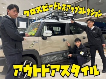 新型クロスビー★アウトドアスタイル★